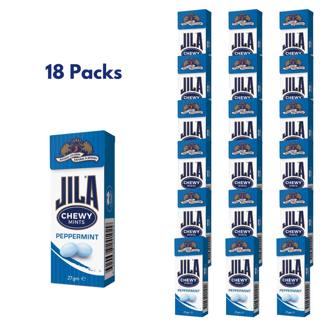 JILA® Chewy Mints Peppermint 22g x 18 Pack