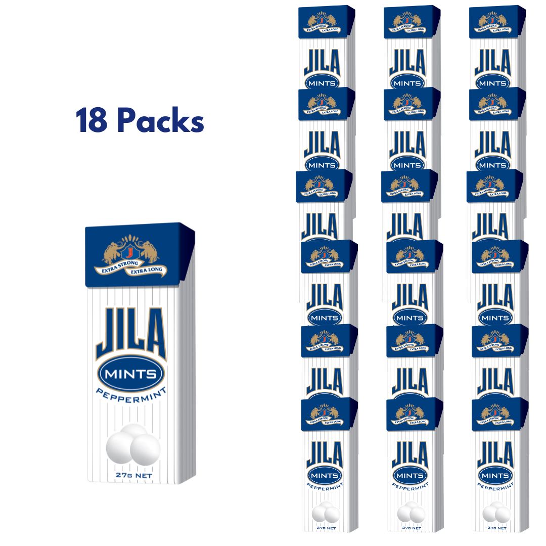 JILA® Round Mints Peppermint 27g x 18 Pack