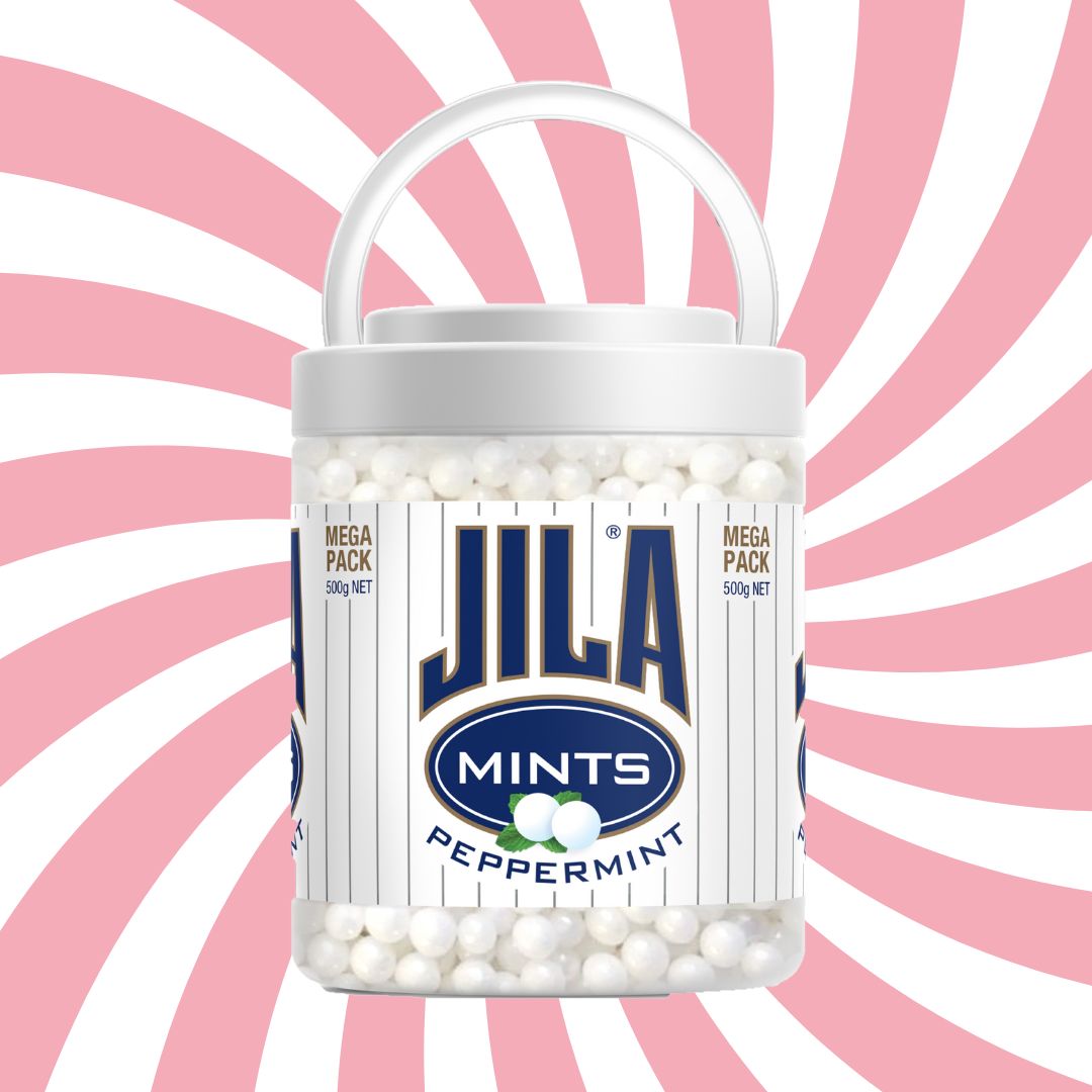 JILA® Round Mints Peppermint Jar 500g