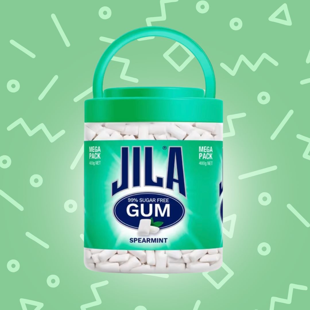 JILA® Sugar Free Gum Spearmint Jar 400g