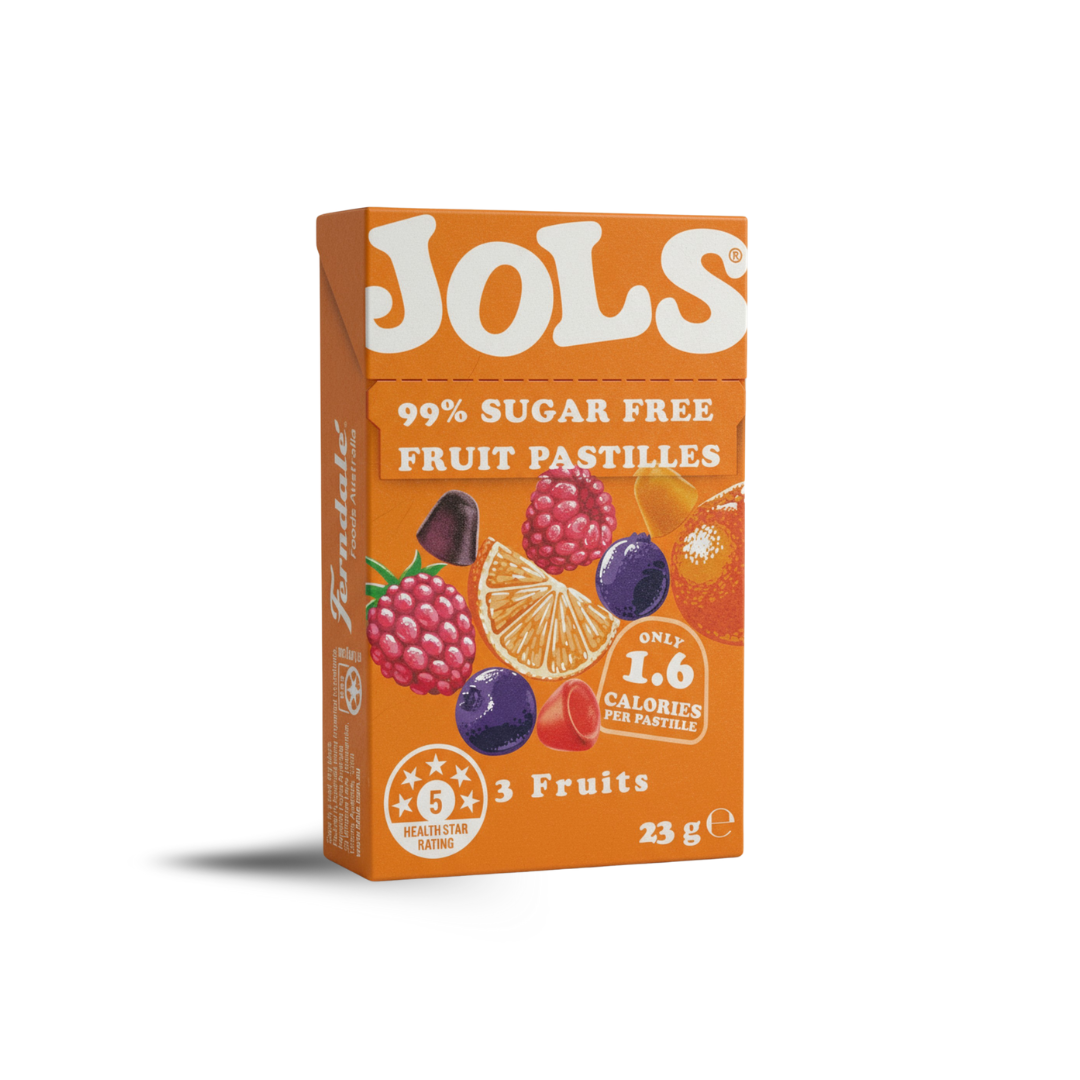 JOLS® pastilles 3 Fruits 23g x 18 Pack
