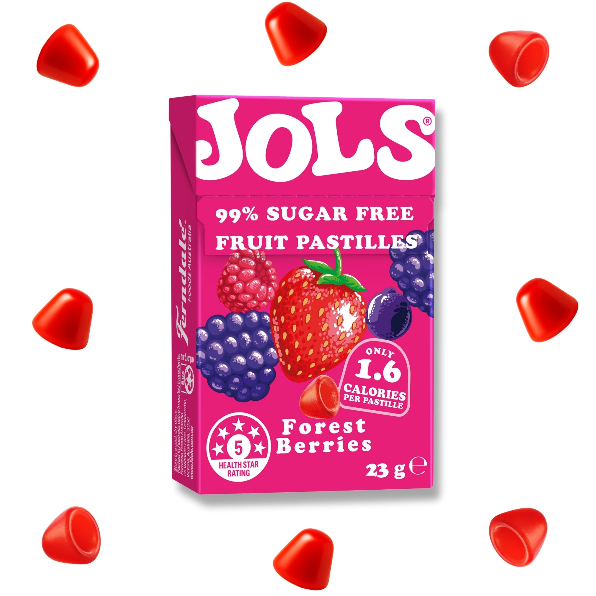 JOLS® pastilles Forest Berries 23g x 18 Pack