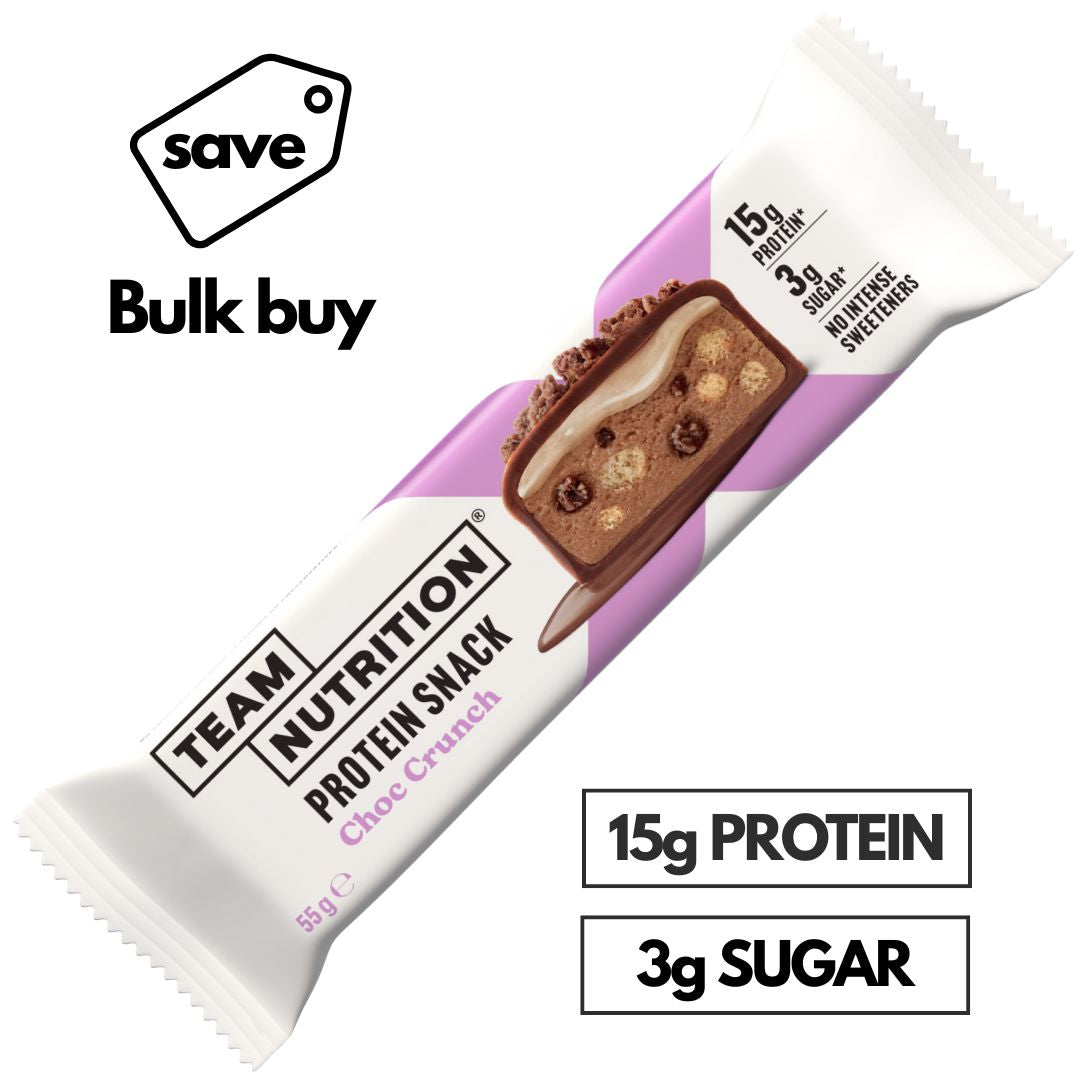 TEAM NUTRITION® Choc Crunch Soft Protein Snack - 12 pack