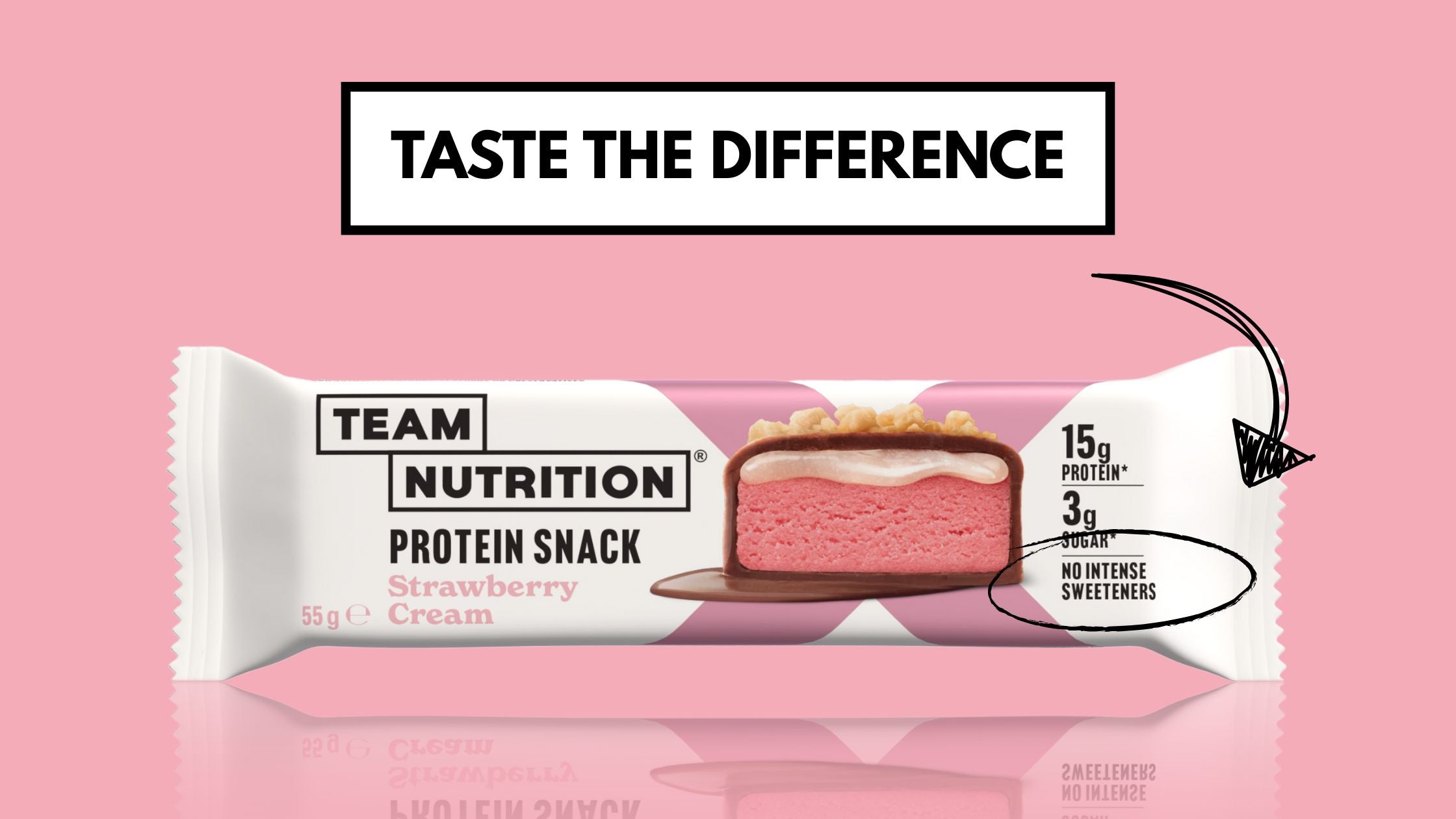 team nutrition protein bars with no intense sweeteners