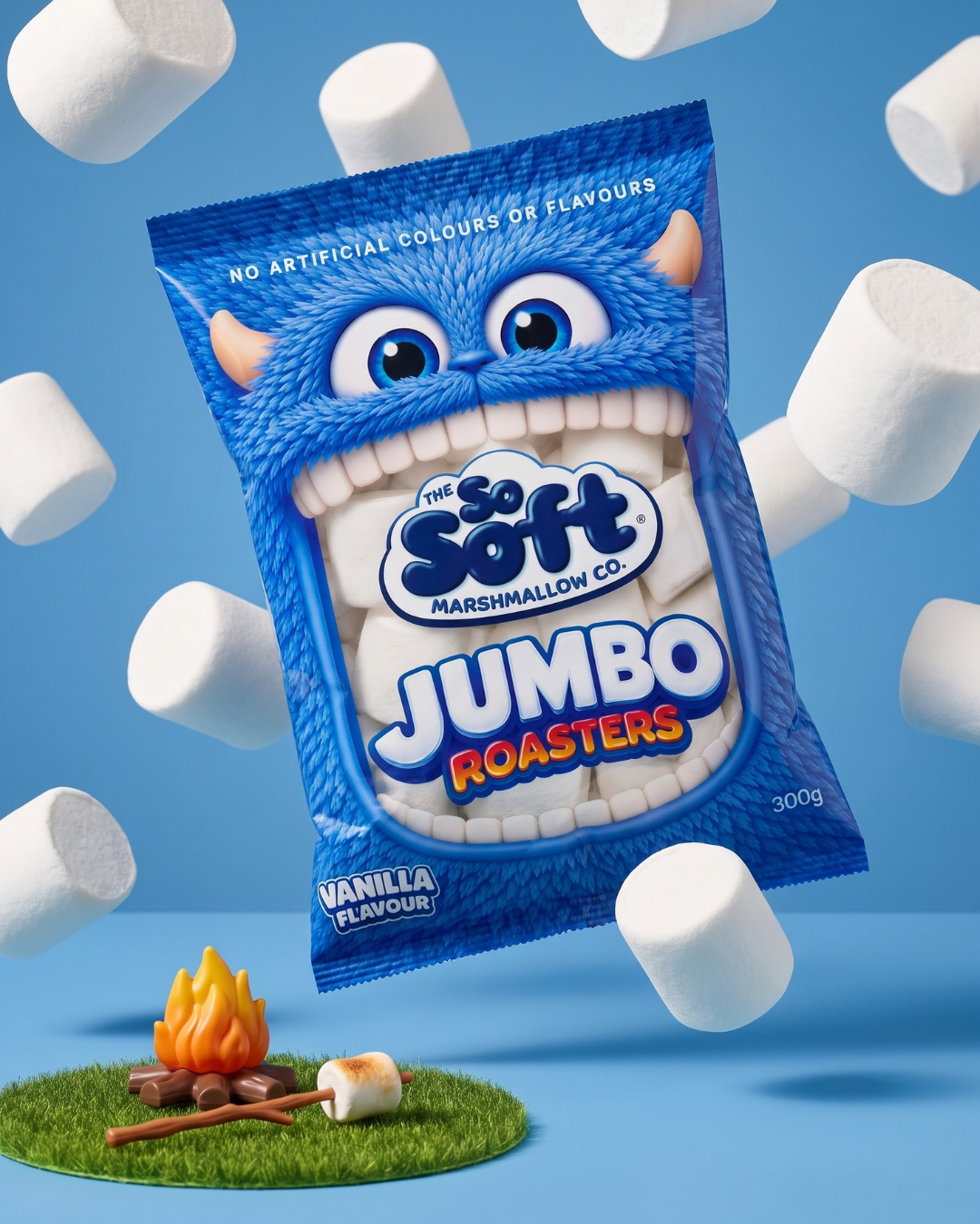 Australia's JUMBO roasting marshmallows just got a MONSTER makeover!