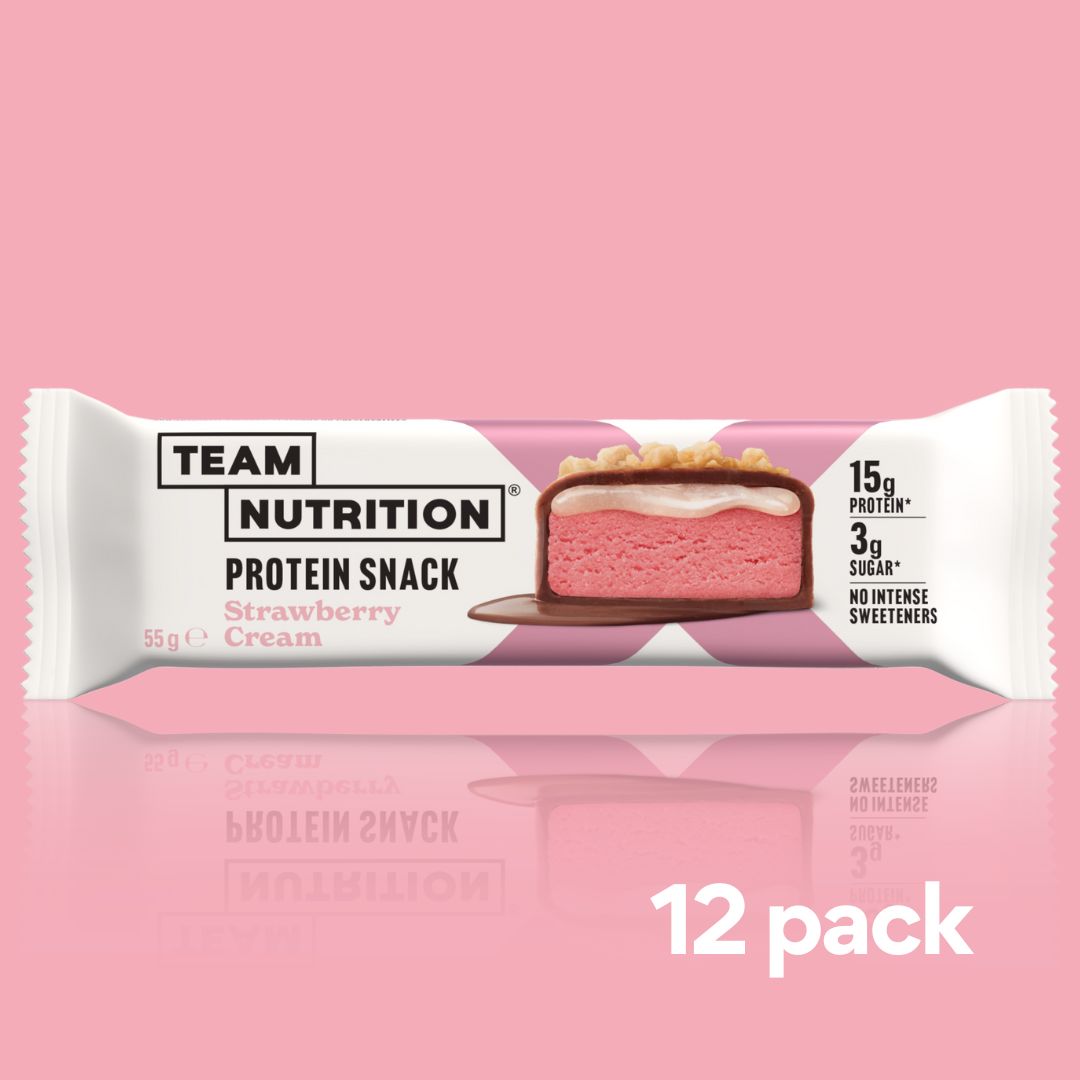 TEAM NUTRITION® Strawberry Cream Soft Protein Snack - 12 pack