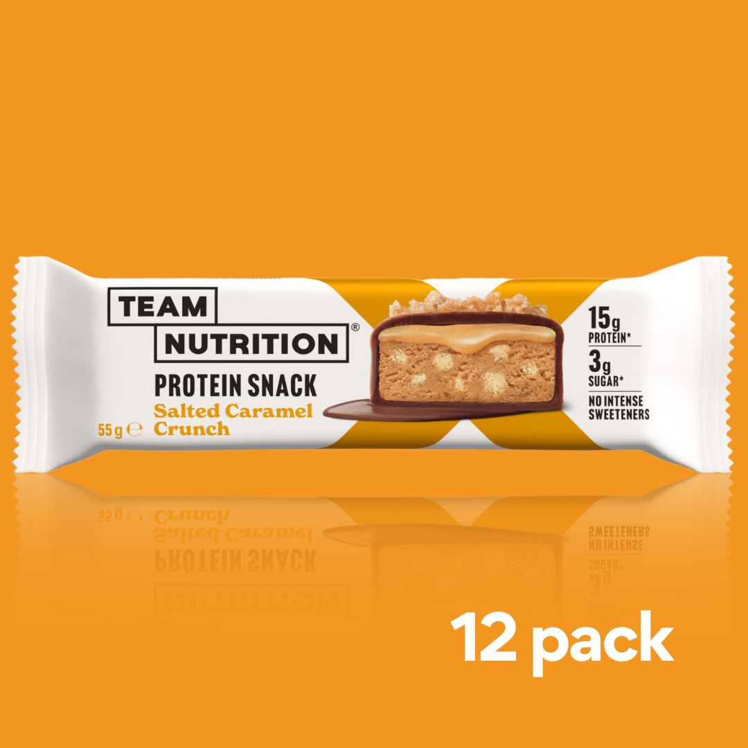 TEAM NUTRITION® Salted Caramel Crunch Soft Protein Snack - 12 pack