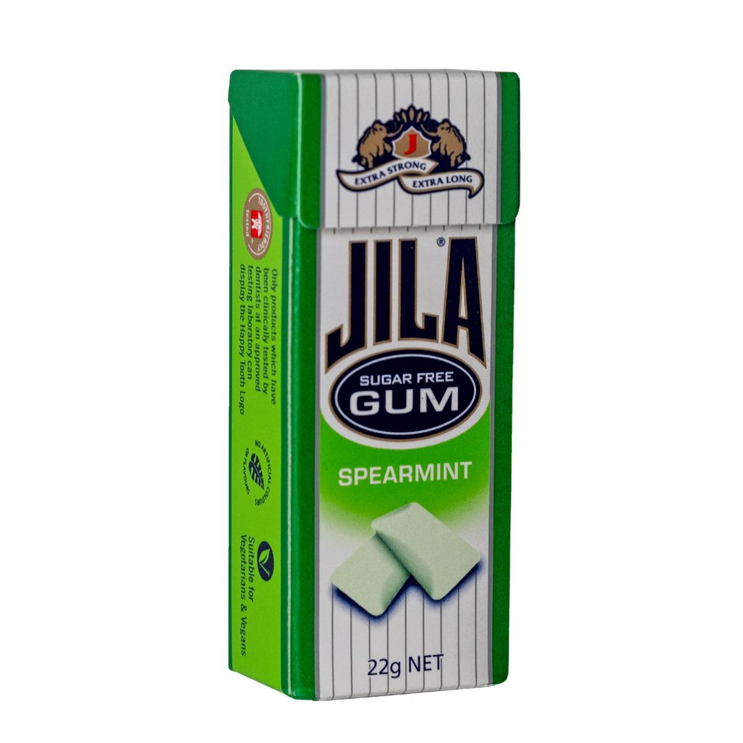 JILA® Sugar Free Gum Spearmint 22g x 18 Pack