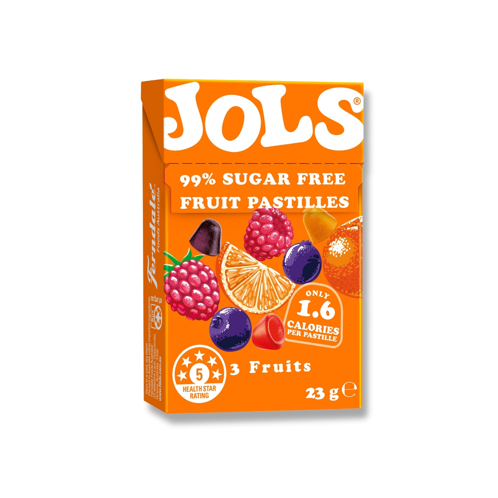 JOLS® pastilles 3 Fruits 23g x 18 Pack