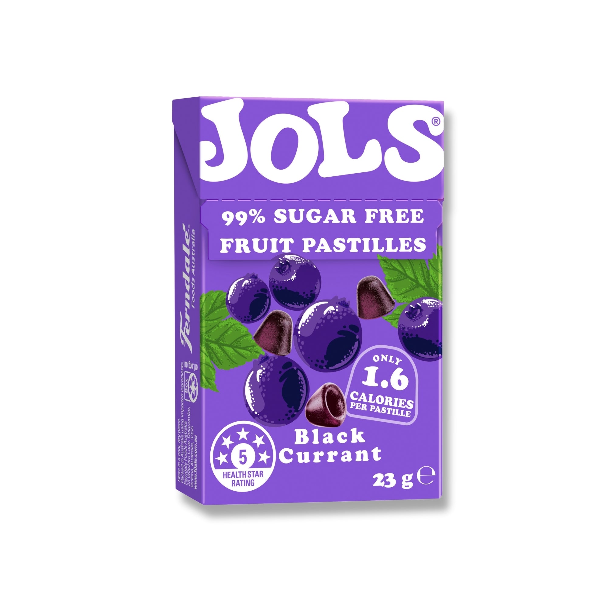 JOLS® pastilles Blackcurrant 23g x 18 Pack