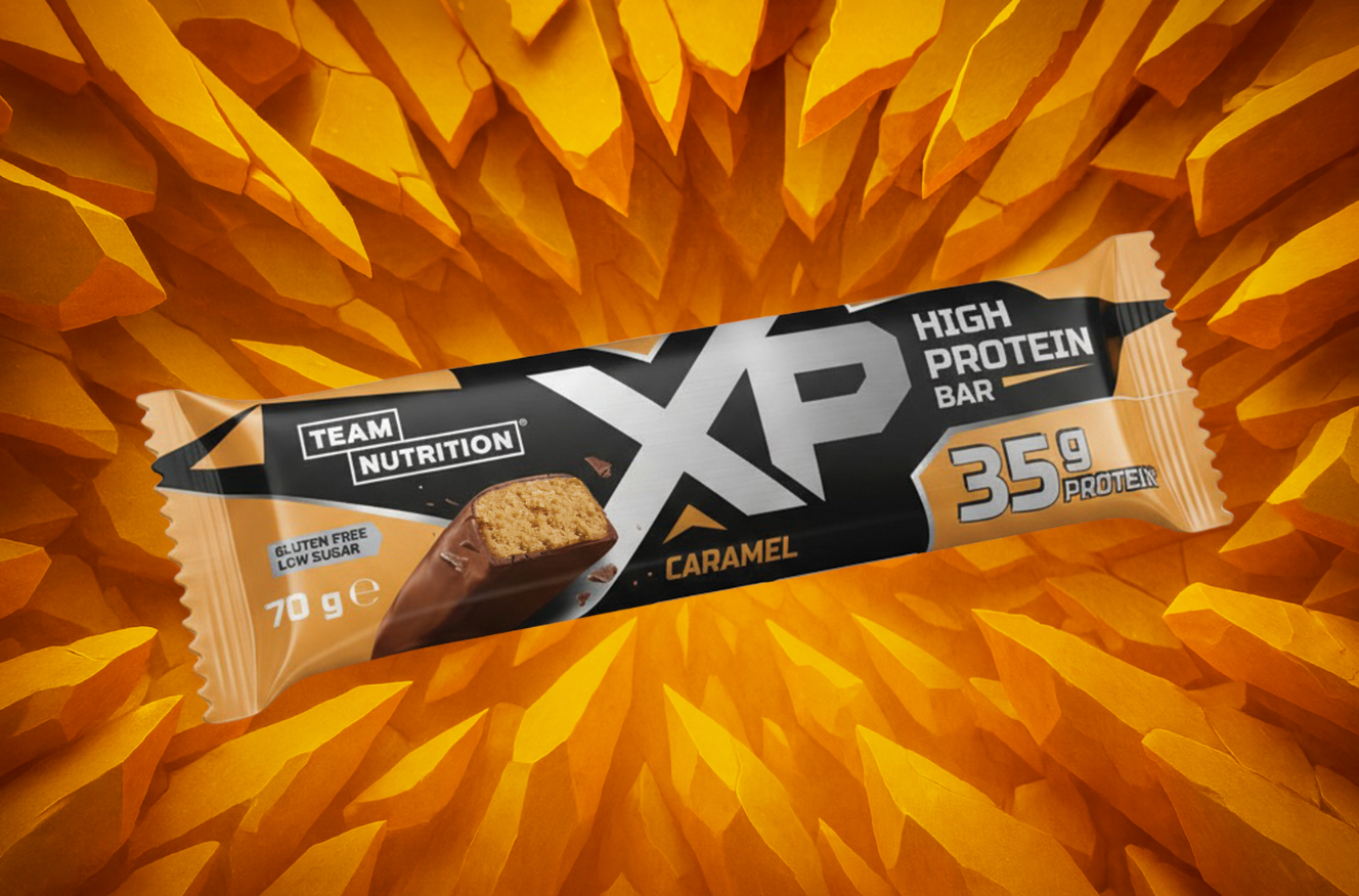 TEAM NUTRITION® XP High Protein Bar - Caramel - 12 Pack