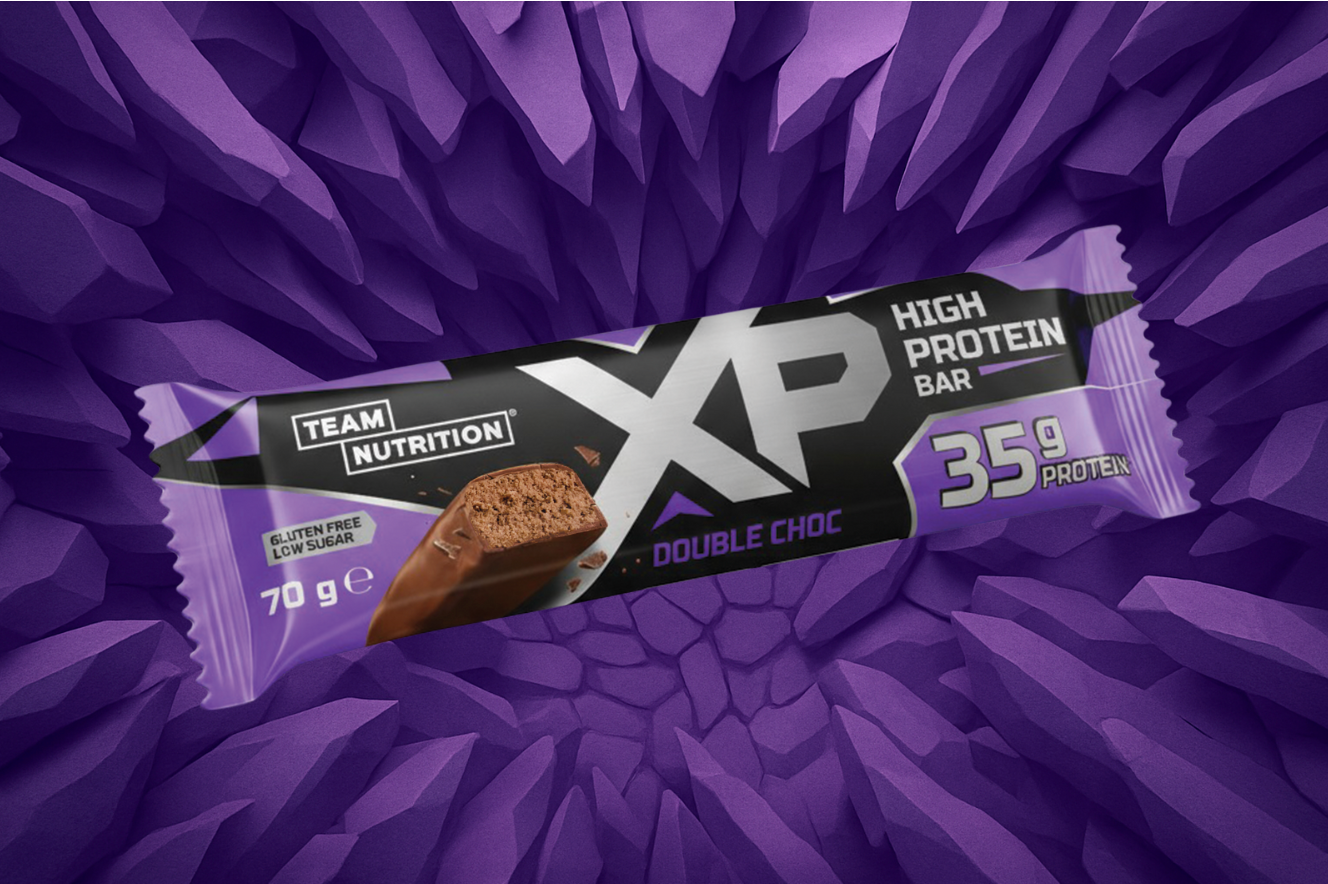 TEAM NUTRITION® XP High Protein Bar - Double Choc - 12 Pack