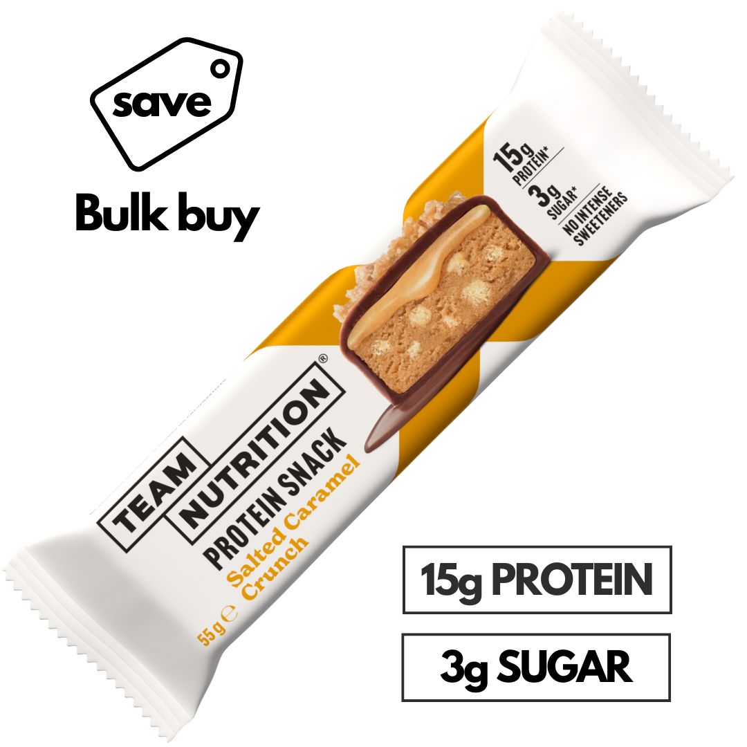TEAM NUTRITION® Salted Caramel Crunch Soft Protein Snack - 12 pack
