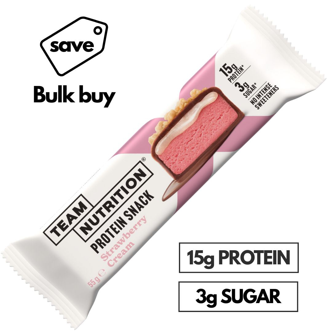 TEAM NUTRITION® Strawberry Cream Soft Protein Snack - 12 pack
