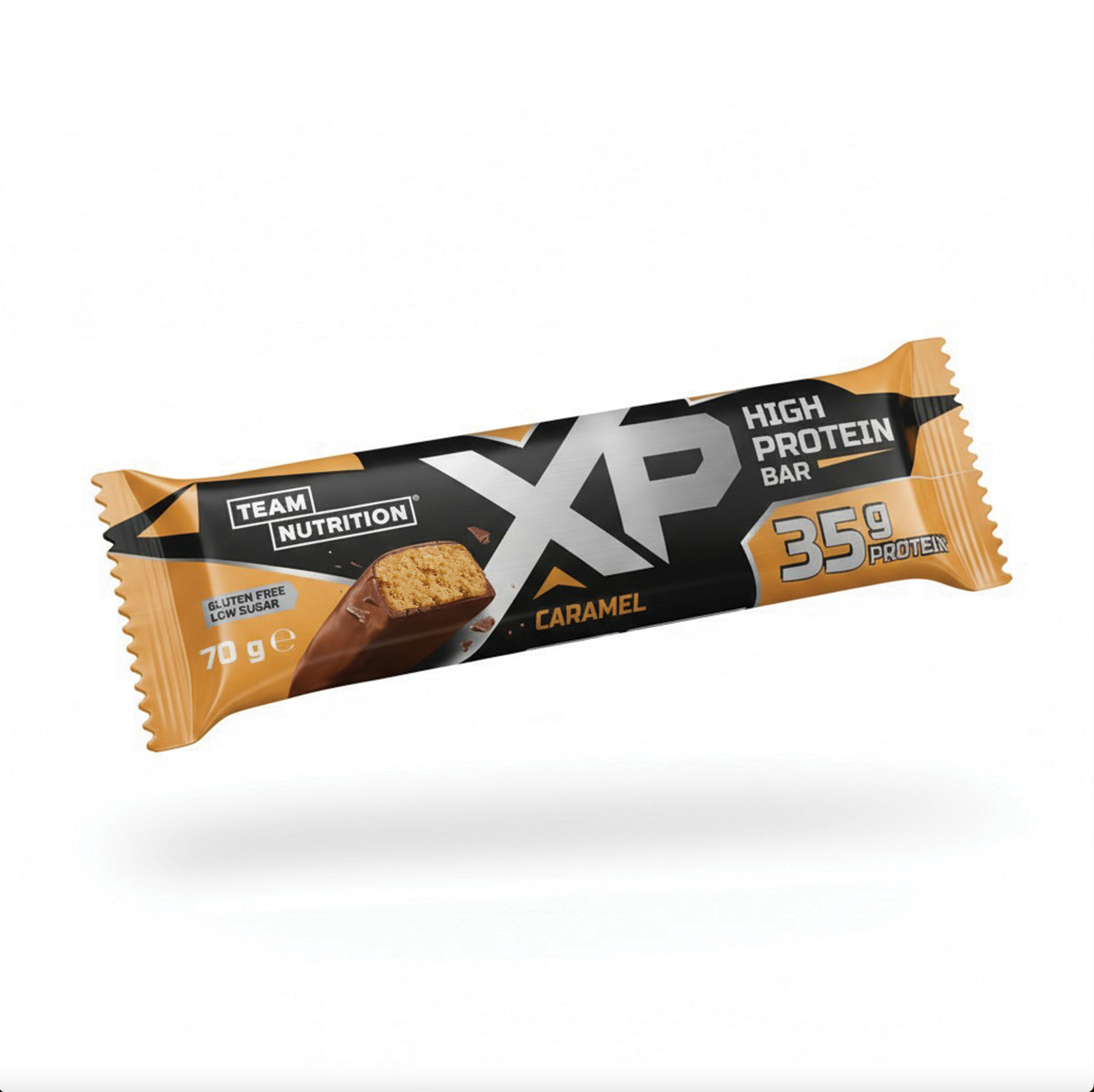 TEAM NUTRITION® XP High Protein Bar - Caramel - 12 Pack