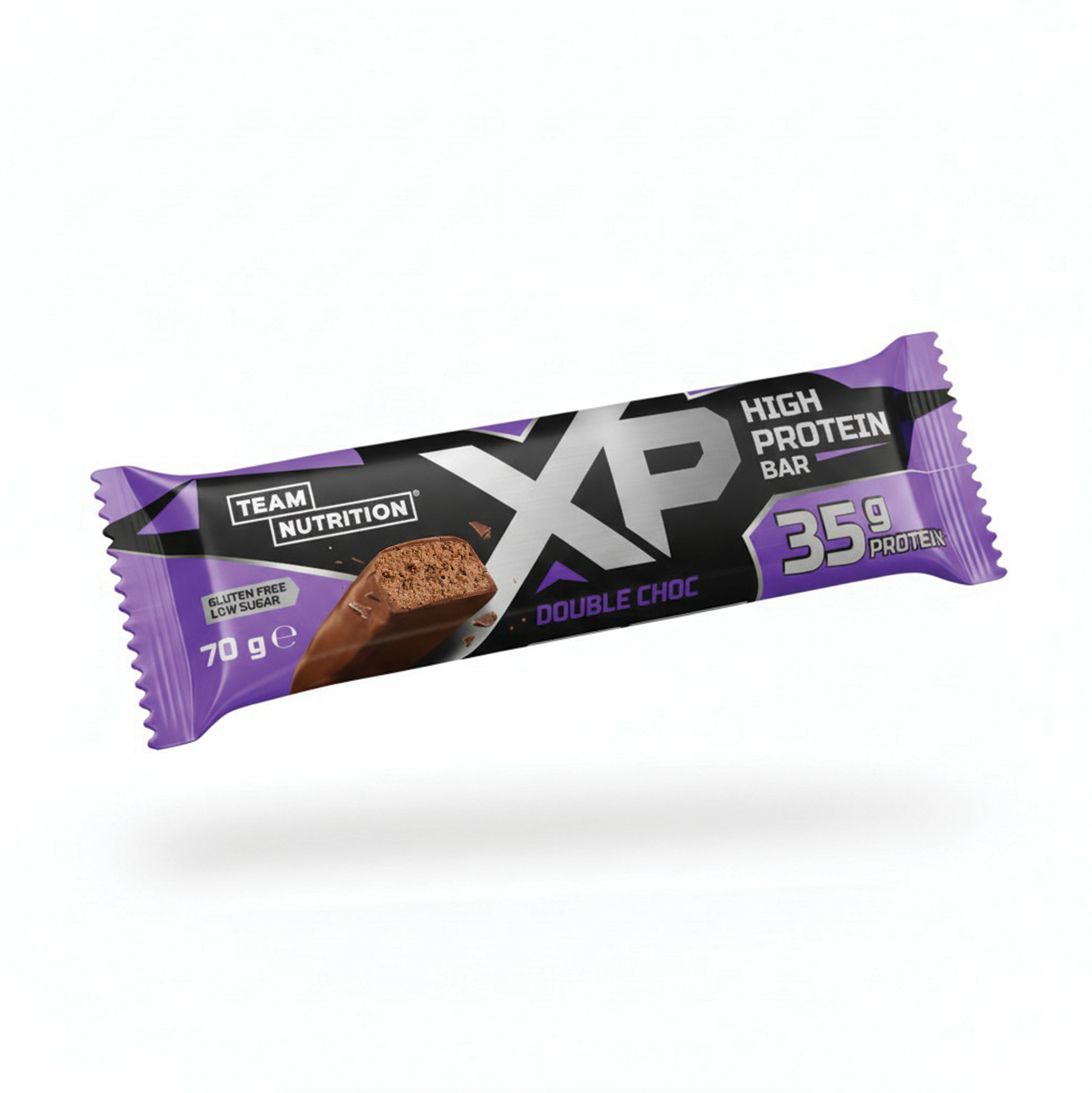TEAM NUTRITION® XP High Protein Bar - Double Choc - 12 Pack